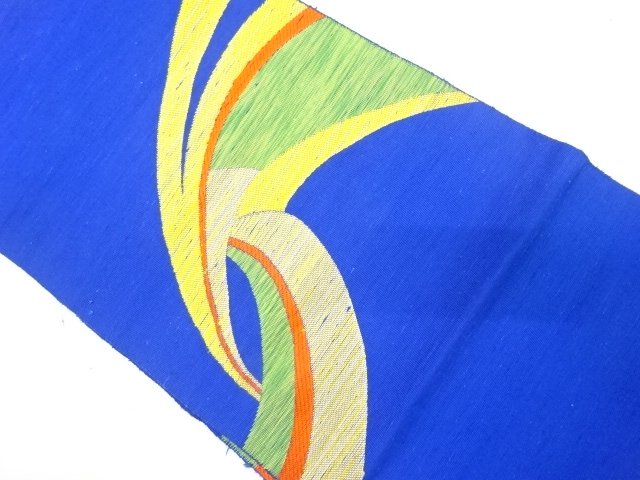 JAPANESE NAGOYA OBI / TSUMUGI / WOVEN ABSTRACT